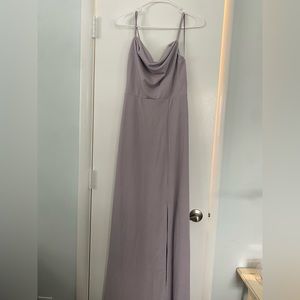 Birdy grey ash bridesmaid dress - lilac